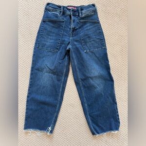 Lucky Brand Women's Dark Blue Cropped Jeans